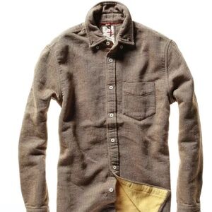 NWT RELWEN CHAMOIS-LINED FLANNEL SHIRT Sz S